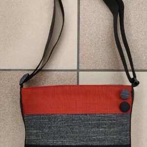 2.3 Piccola ROSSO SCURO/GRIGIO/NERO