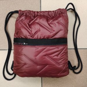 2.95 Sacca TRAPUNTATO BORDEAUX piccola