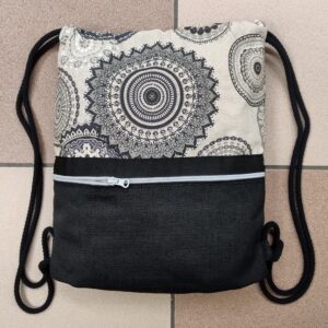 1.75 Sacca MANDALA NERO piccola
