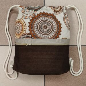1.65 Sacca MANDALA MARRONE piccola
