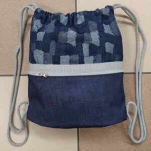 1.95 Sacca JEANS PATCHWORK piccola