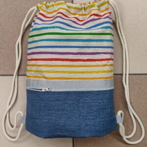 2.2 Sacca RIGHE ARCOBALENO