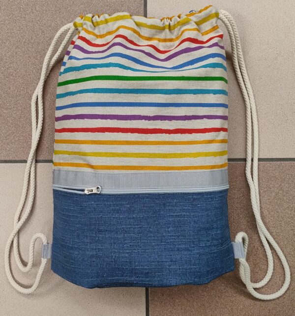 2.2 Sacca RIGHE ARCOBALENO