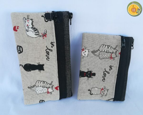 3.85 Porta-documenti 3 tasche GATTO