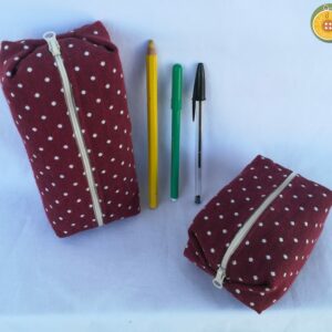 1.8 Astucci con soffietto POIS BORDEAUX