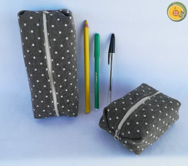 1.7 Astucci con soffietto POIS GRIGIO