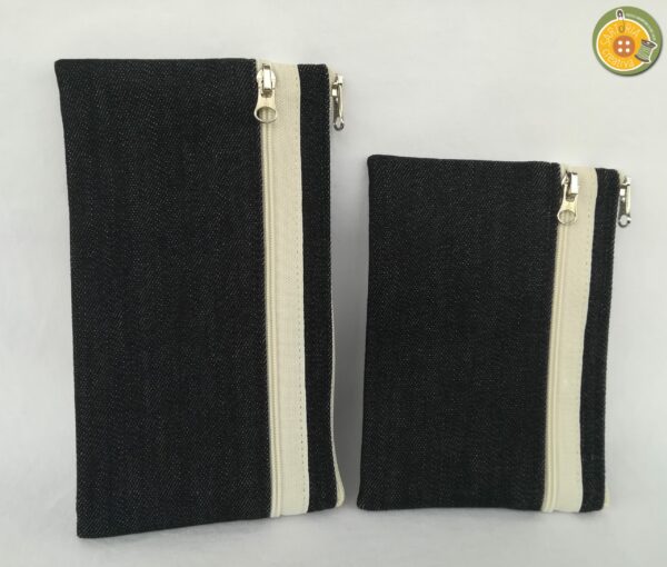 1.4 Porta-documenti 3 tasche JEANS BLU