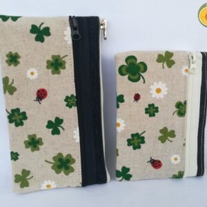 1.3 Porta-documenti 3 tasche QUADRIFOGLI