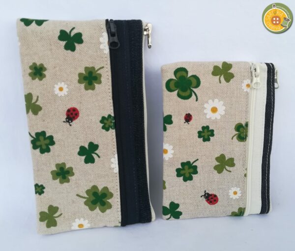 1.3 Porta-documenti 3 tasche QUADRIFOGLI