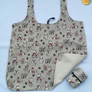 6.8 Shopper ripiegabile spesa CANE