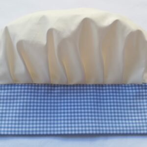 1.1 Cappellino da Chef SCACCHETTI AZZURRI
