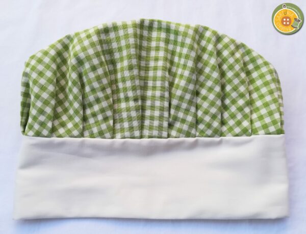 1.4 Cappello da Chef Adulti SCACCHETTI VERDI