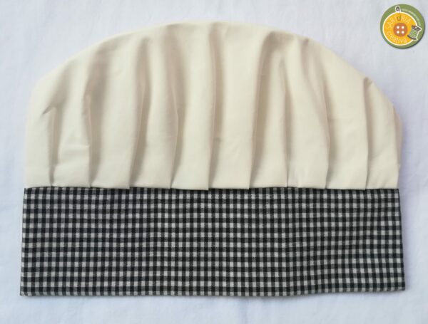 1.5 Cappello da Chef Adulti BASE SCACCHETTI BLU