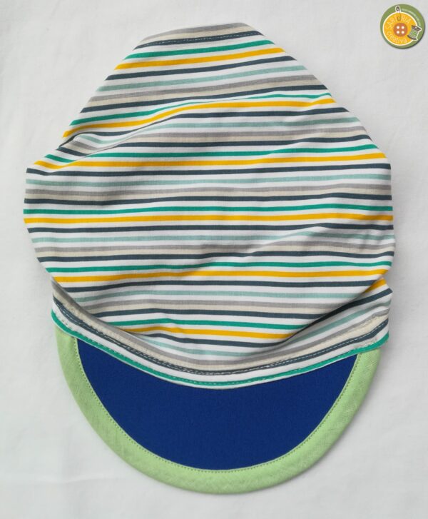 2.2 Fascia baby con visiera RIGHETTE GIALLO/VERDE/BLU