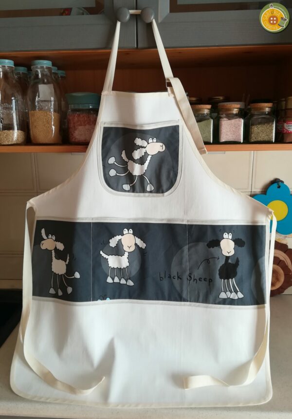 6.6 Grembiule cucina ADULTO PECORE