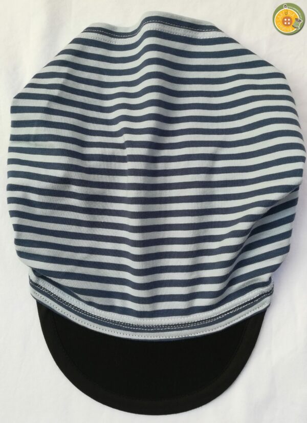 3.1 Fascia adulti con visiera RIGHE AZZURRO/BLU
