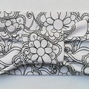 1. Fascia adulti con Nodo MANDALA BIANCO