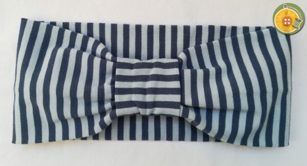 1.6 Fascia adulti con Nodo RIGHE AZZURRO/BLU