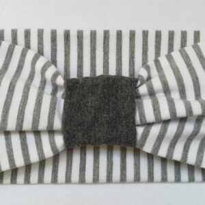 1.5 Fascia adulti RIGHE BIANCO/GRIGIO e Nodo in contrasto