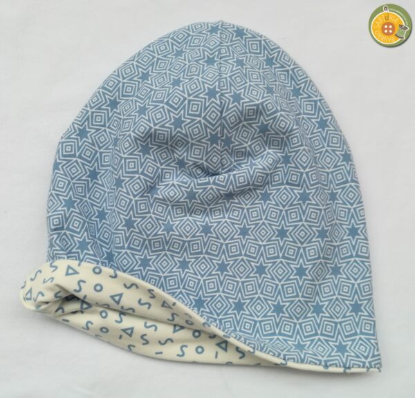 2.3 Berretto bambini FANTASIE BIANCO/AZZURRO