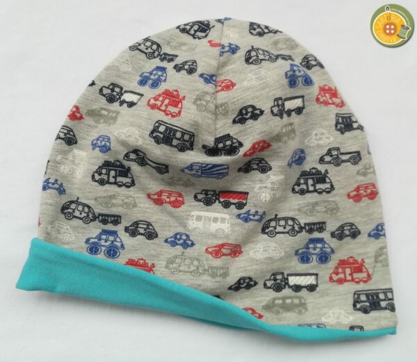 2.8 Berretto bambini GRIGIO MACCHININE