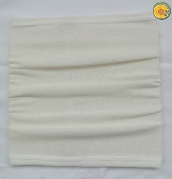 4.1 Scaldacollo semplice lanetta BIANCO