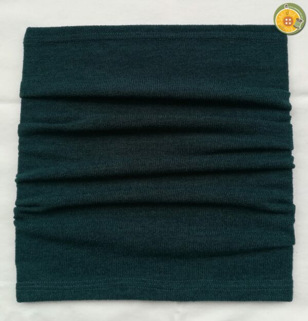 4.2 Scaldacollo semplice lanetta BLU PETROLIO