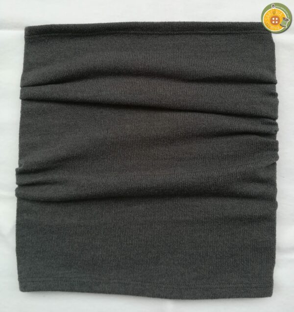 4.4 Scaldacollo semplice lanetta GRIGIO SCURO
