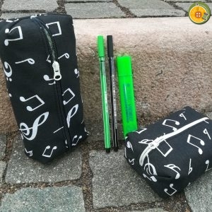 2.5 Astucci con soffietto MUSICA in NERO