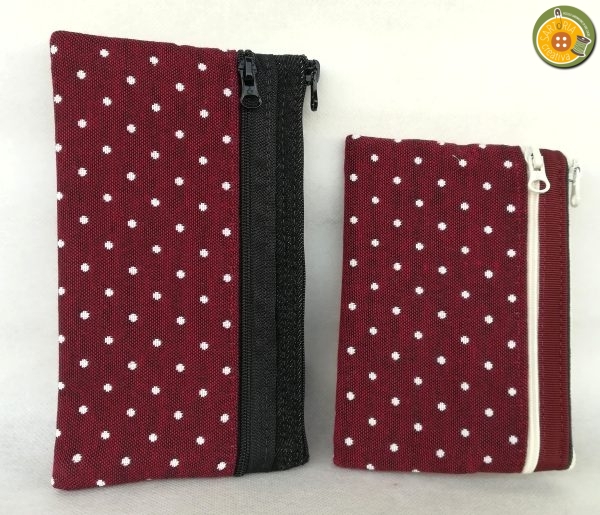 2. Porta-documenti 3 TASCHE POIS BORDEAUX