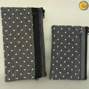 1.9 Porta-documenti 3 tasche POIS GRIGIO