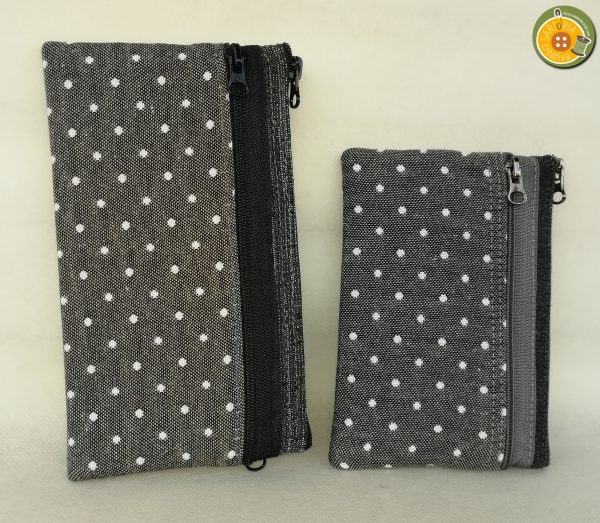 1.9 Porta-documenti 3 tasche POIS GRIGIO