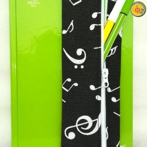 3.6 Astuccio da agenda MUSICA in NERO