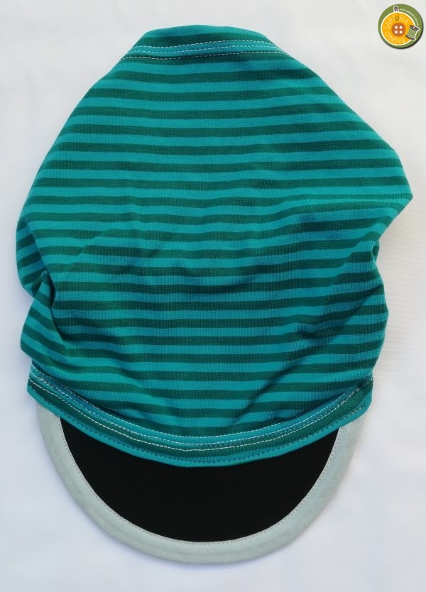 3.2 Fascia bambini con visiera RIGHETTE CELESTE/BLU