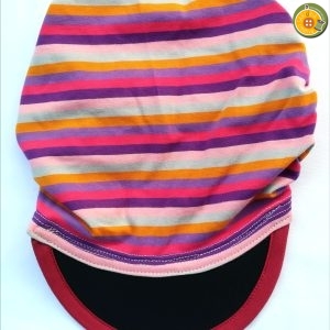3. Fascia bambini con visiera RIGHE COLOR