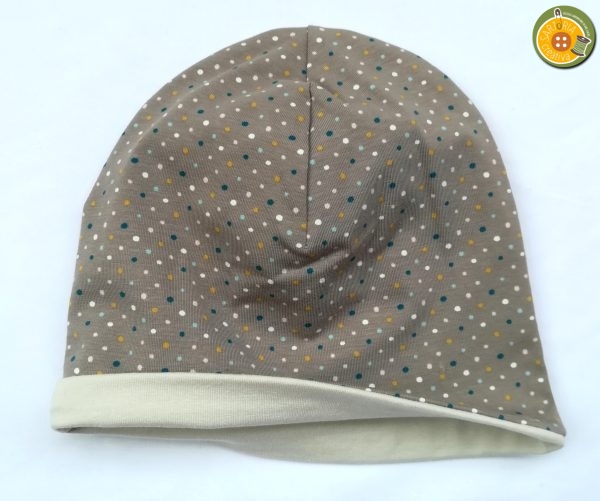 2. Berretto bambini POIS GRIGIO