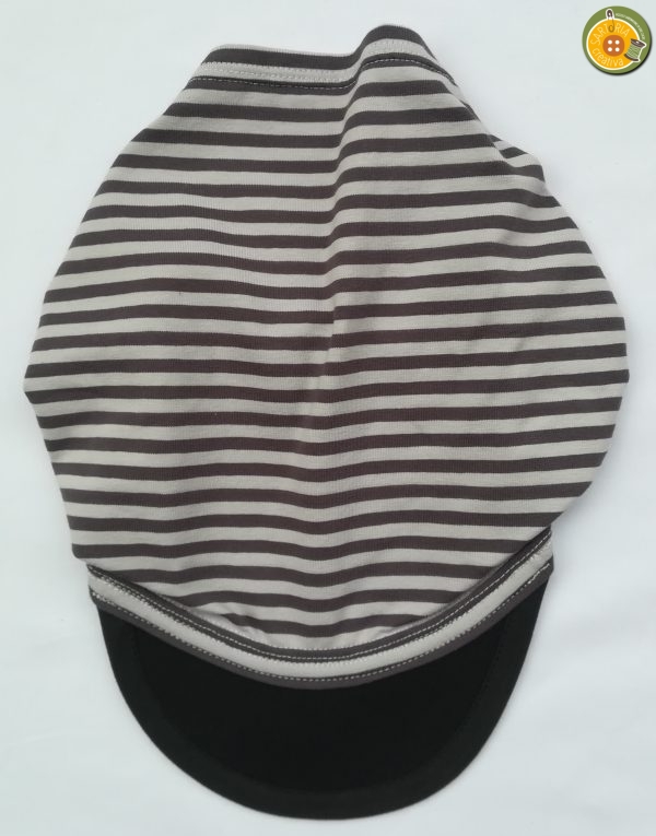 3.2 Fascia adulti con visiera RIGHE LILLA/VIOLETTO