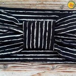 3.5 Fascia adulti con Nodo MOTIVO a RIGHE NERO