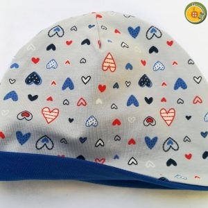 2.2 Berrettino baby AZZURRO CUORI