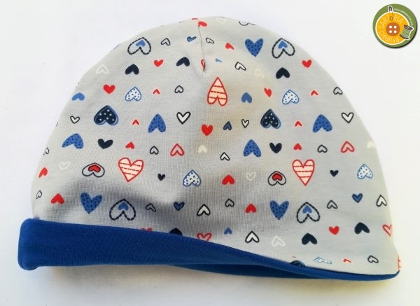 2.2 Berrettino baby AZZURRO CUORI