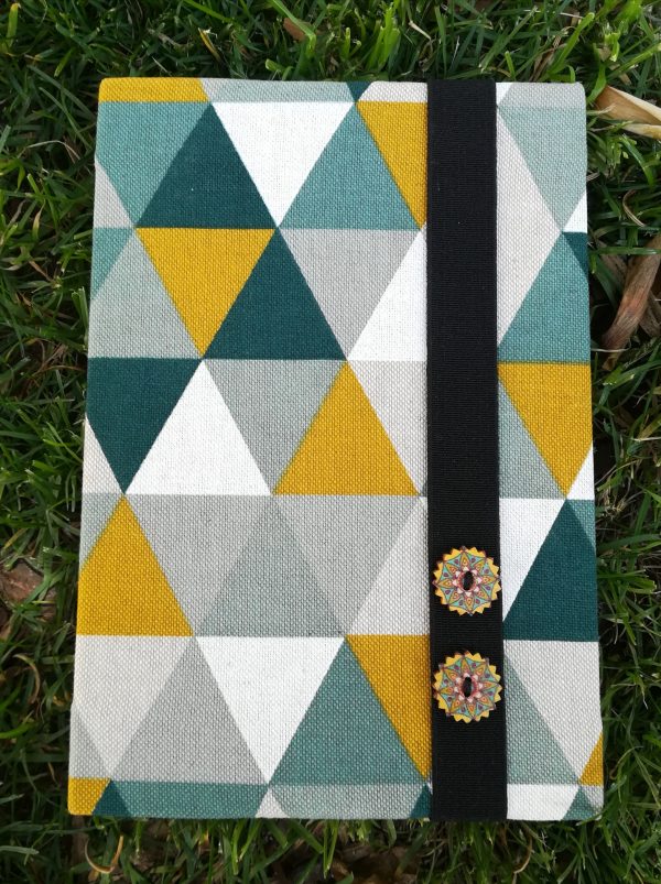 1.9 Quaderno TRIANGOLI BIANCO/OCRA/BLU