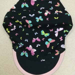 1.2 Fascia bambini con visiera FARFALLE NERO