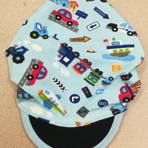 2.1 Fascia bambini con visiera MACCHININE
