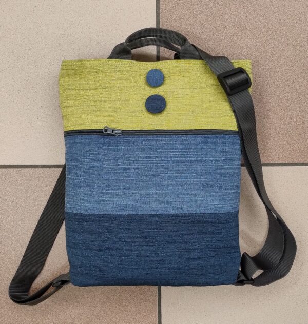 2.1 Zainetto VERDE/BLUETTE e BLU