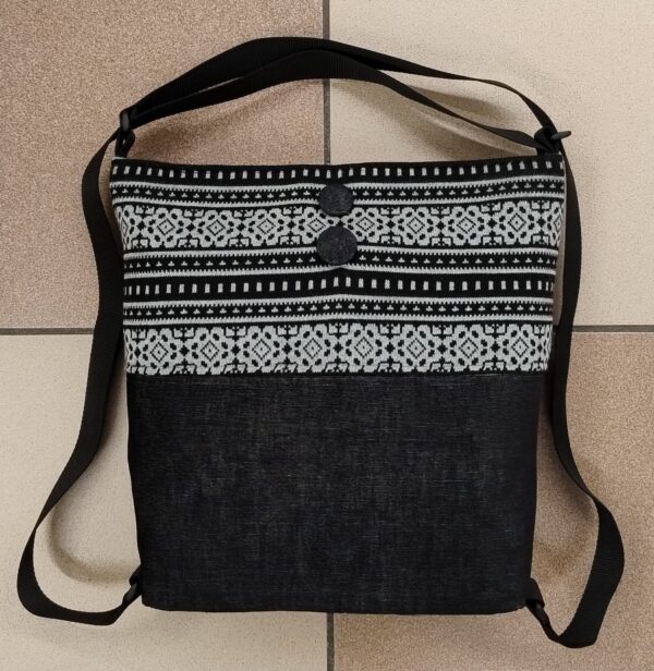 2.4 Trasformabile VELLUTO NERO effetto JEANS e JERSEY GRECHE