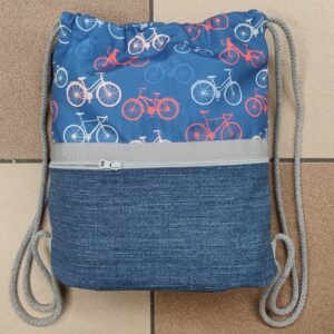 2.1 Sacca BICICLETTE BLU piccola