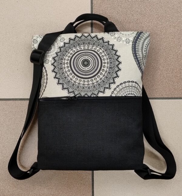 1.7 Zainetto MANDALA NERO