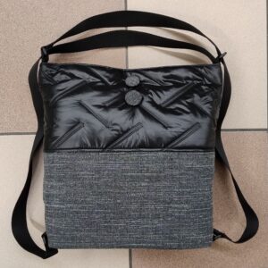 2.7 Borsa trasformabile TRAPUNTATO NERO