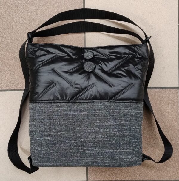 2.7 Borsa trasformabile TRAPUNTATO NERO