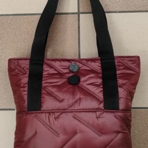 2.1 Borsa grande a spalla TRAPUNTATO BORDEAUX